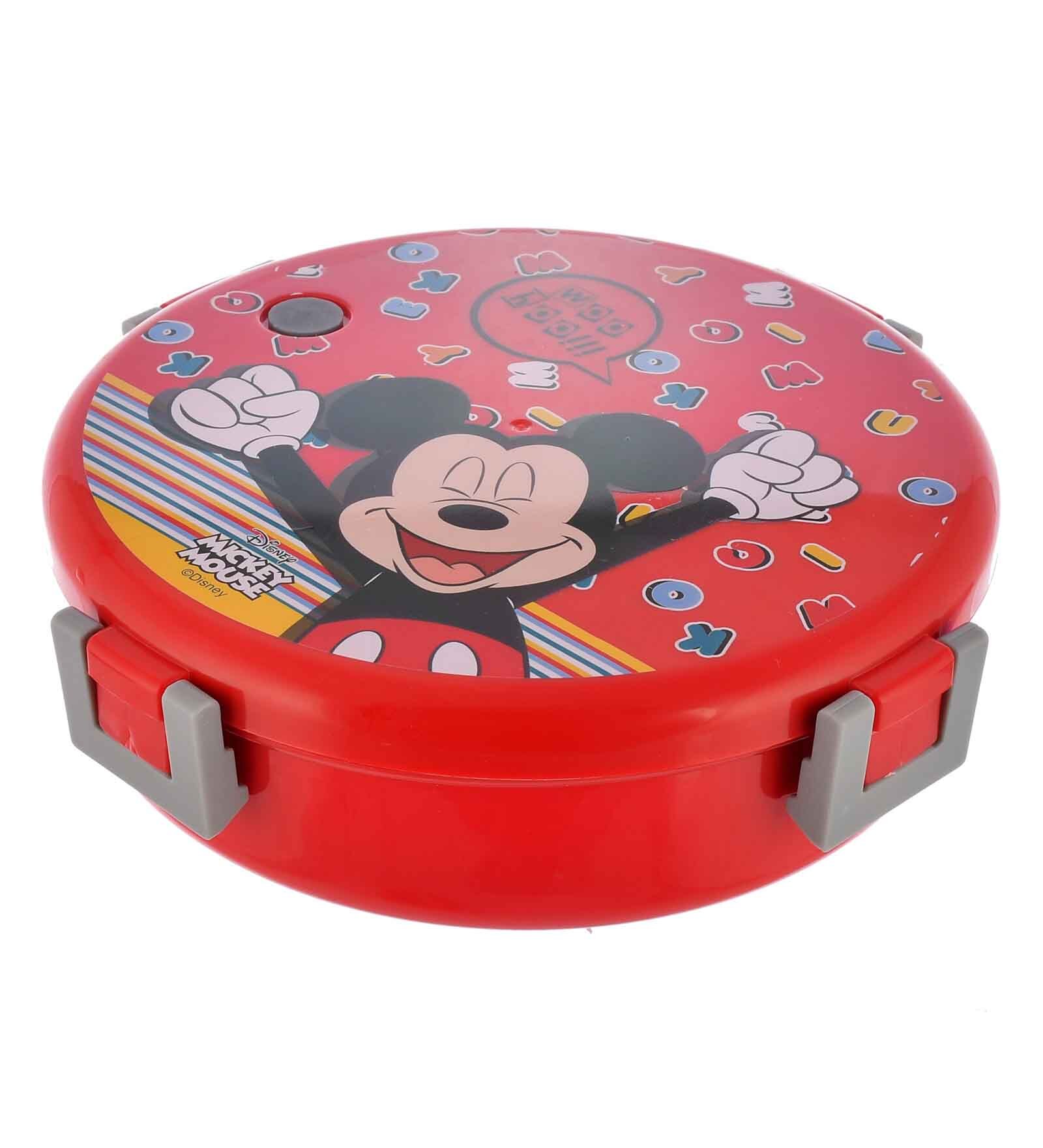 Mickey Mouse Red Plastic Lunch Box