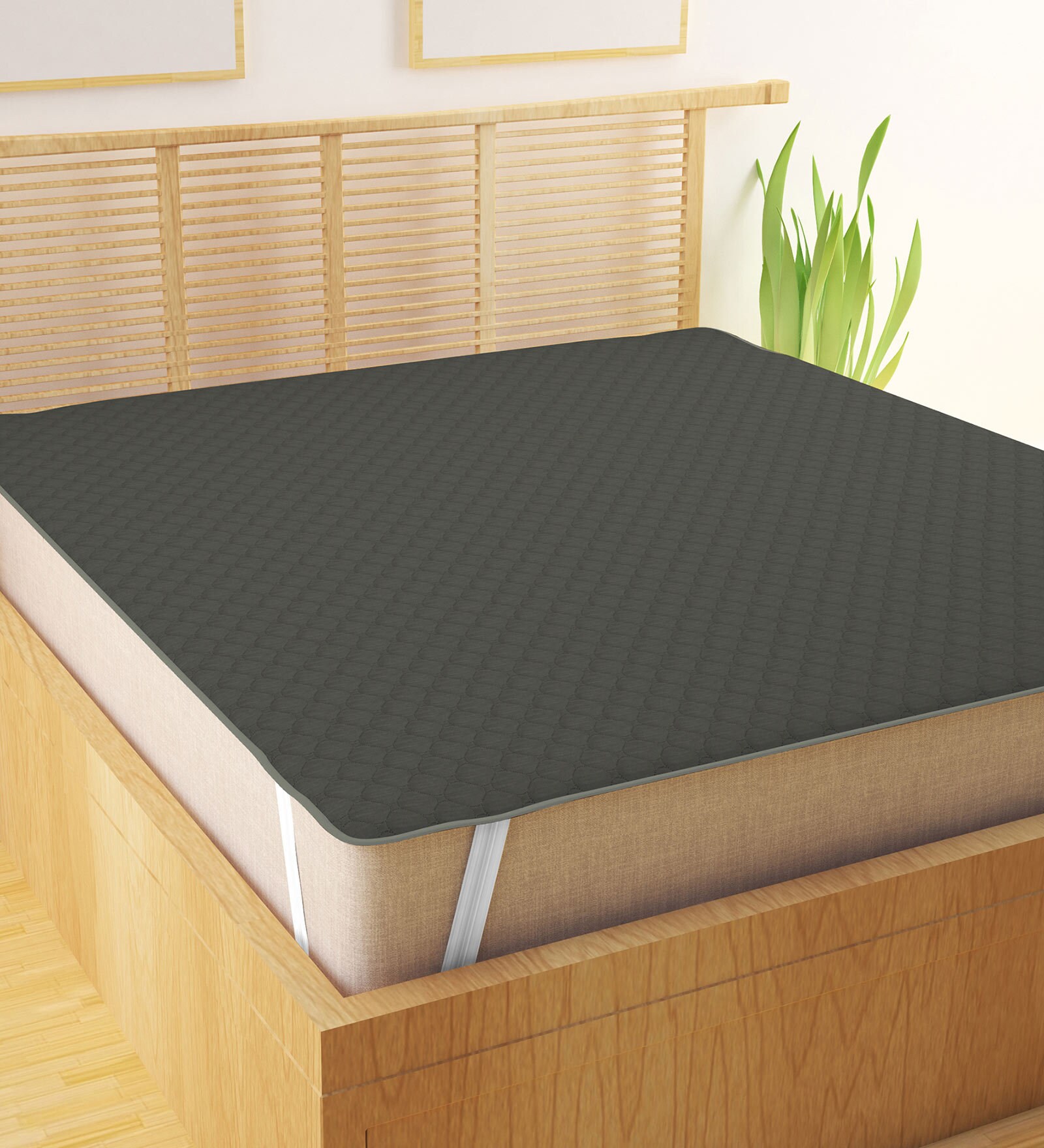 Pinsonic Microfibre (78x36) Water & Dust Resistant Single Size Mattress Protector