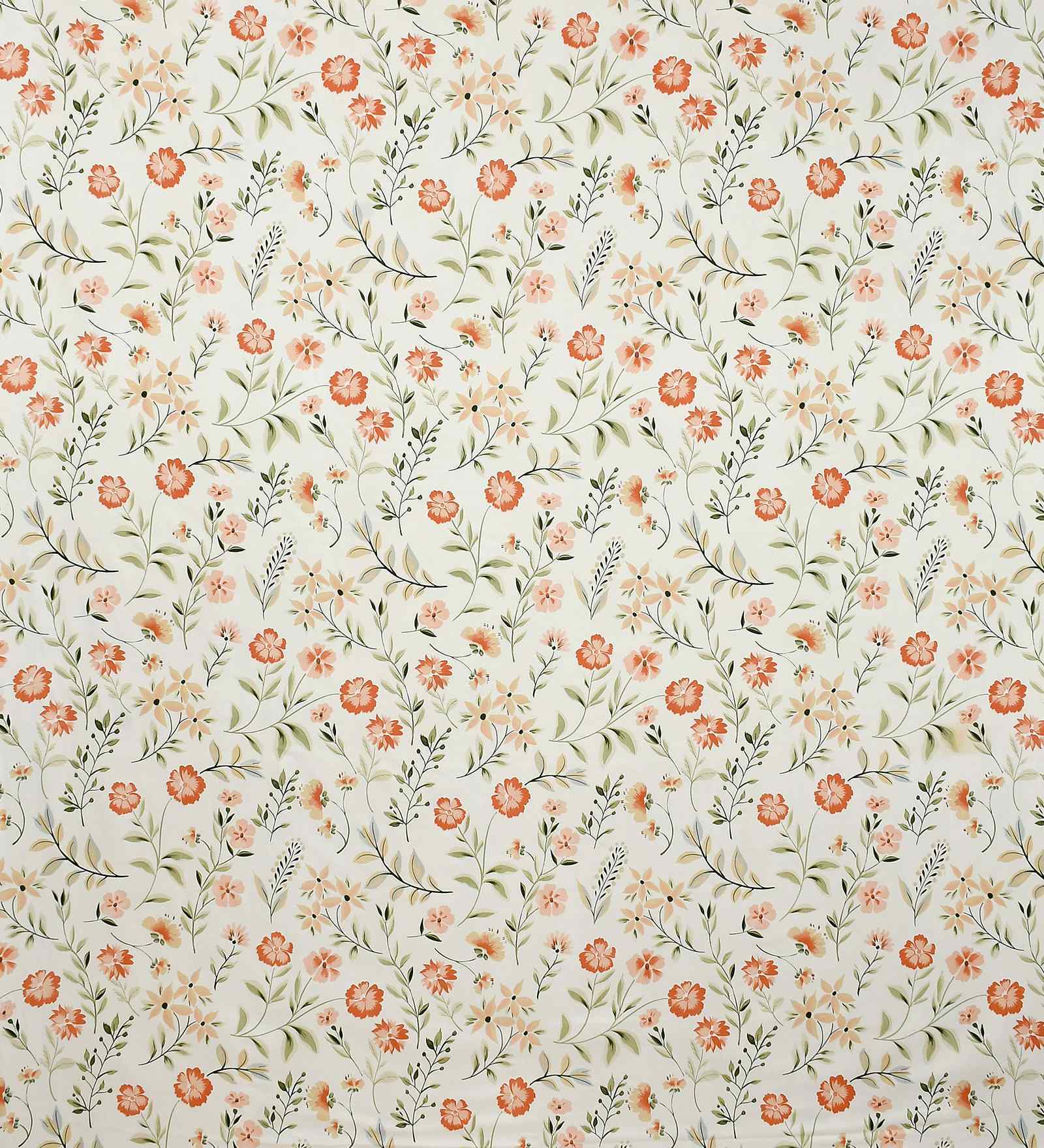 Microfiber Floral Single Bedsheet with 1 Pillow Cover