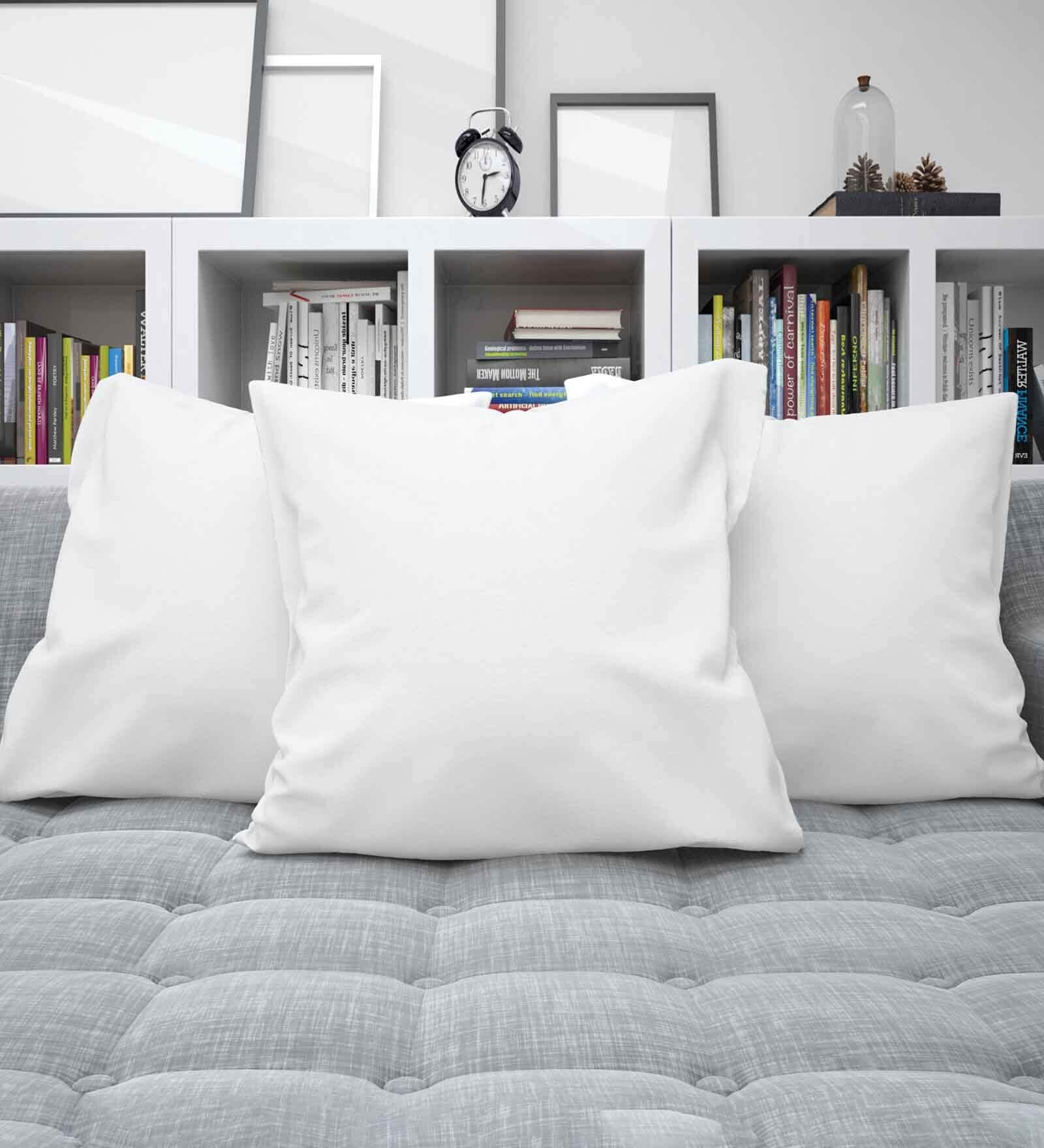 Microfiber Synthetic Filled Polyester 20 x 20 Inch Cushion Inserts (Set of 3)