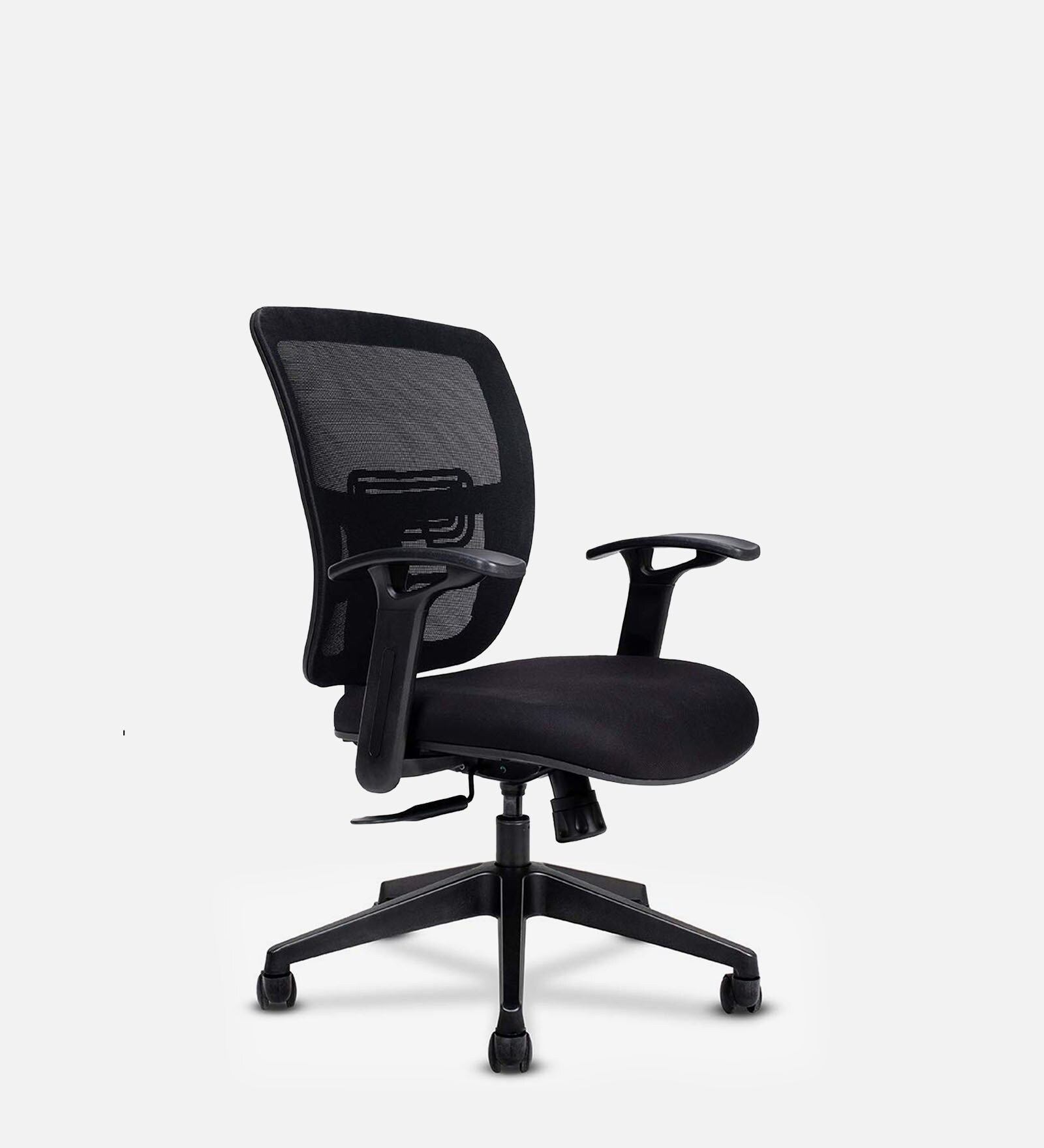 Buy Mid Back Ergonomic Chair In Black Colour by Wipro Online