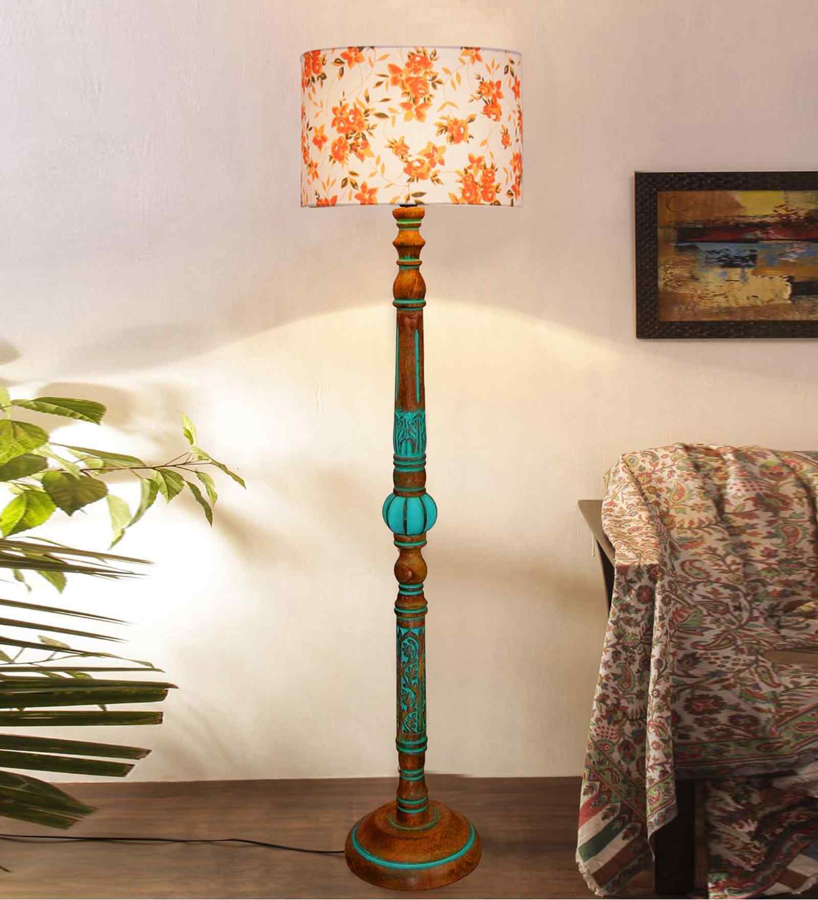 Buy Multi Mid Century Modern Floor Lamp at 40% OFF by New Era | Pepperfry