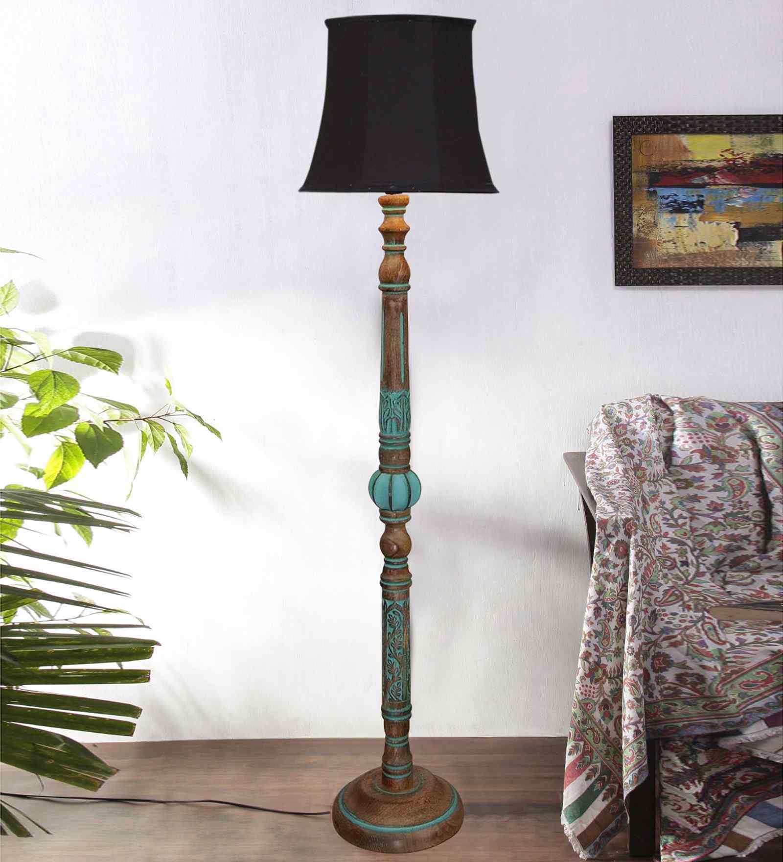 Black Mid Century Modern Floor Lamp