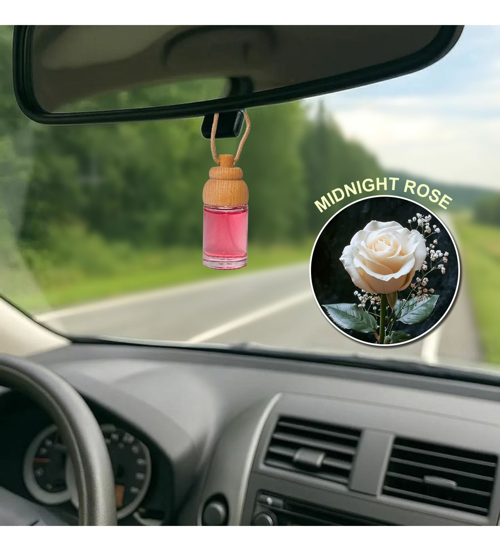 Midnight Rose Glass Diffuser (Purple)