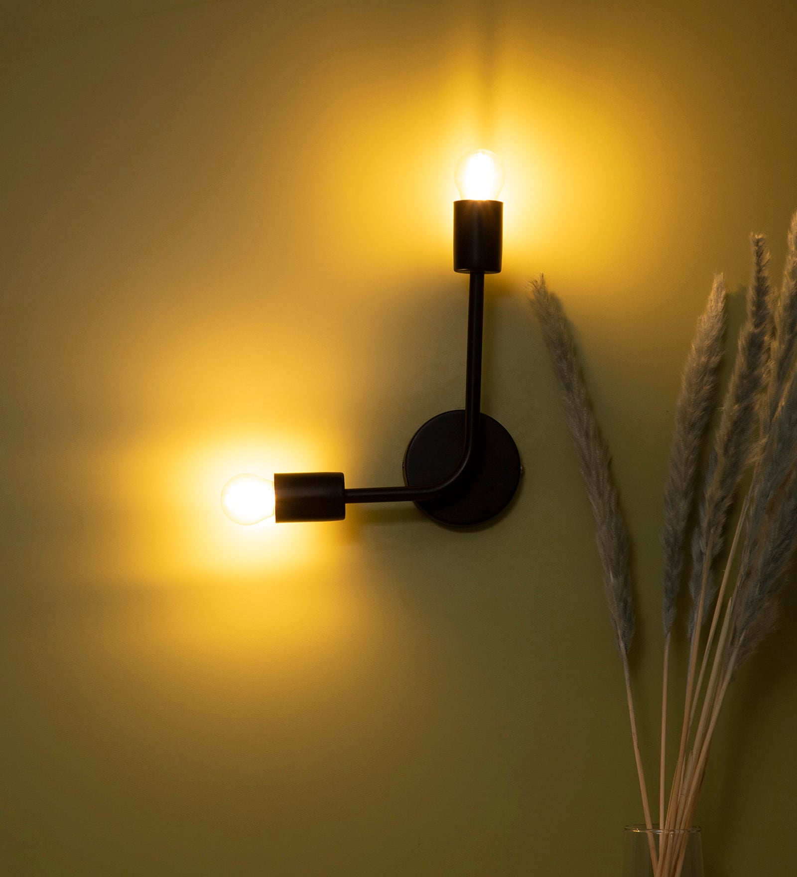 Mila Black Matt Metal Wall Light Mila Black Matt Metal Wall Light