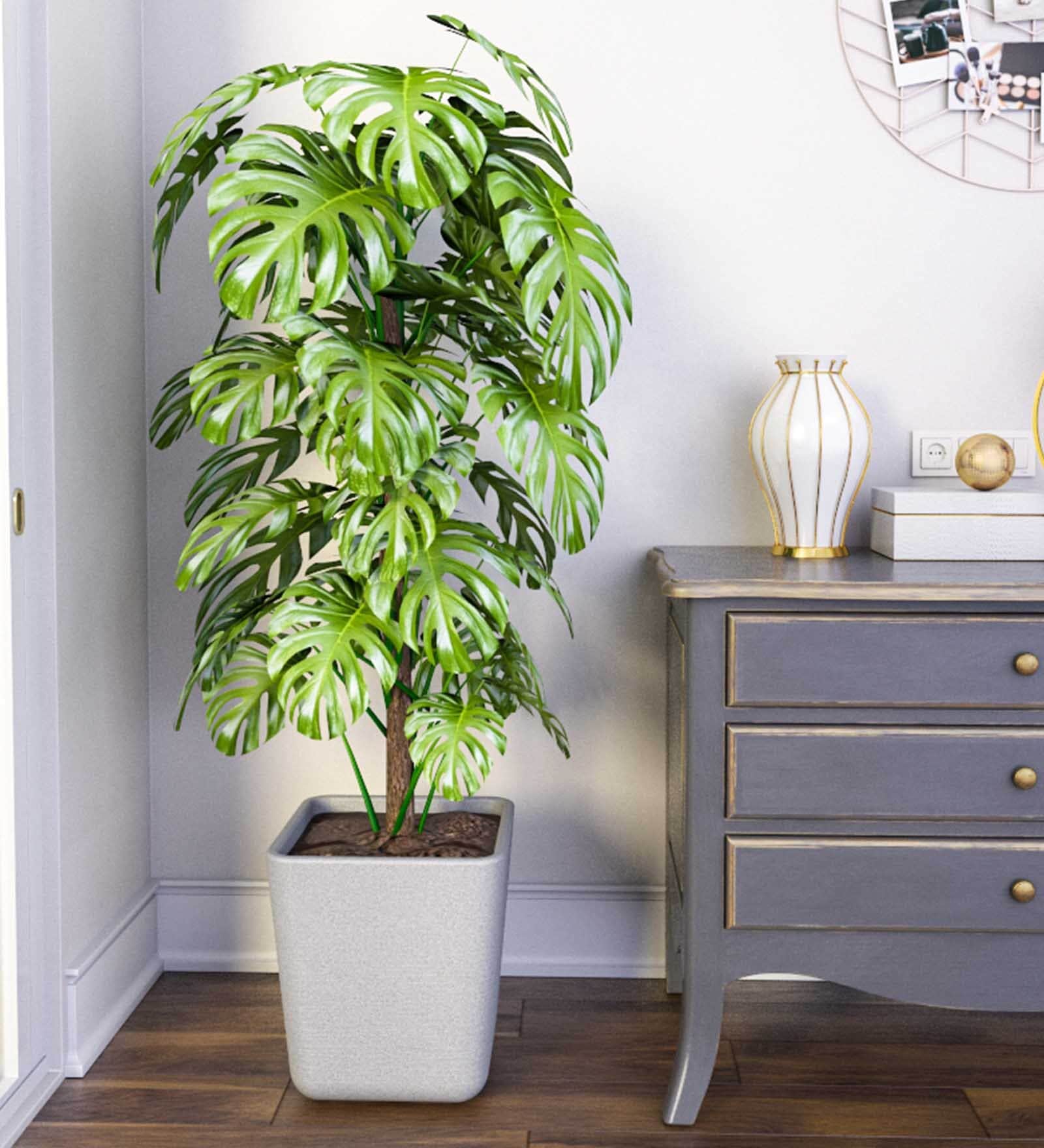 Milano Toyo Medium Grey Polymer Floor Planter