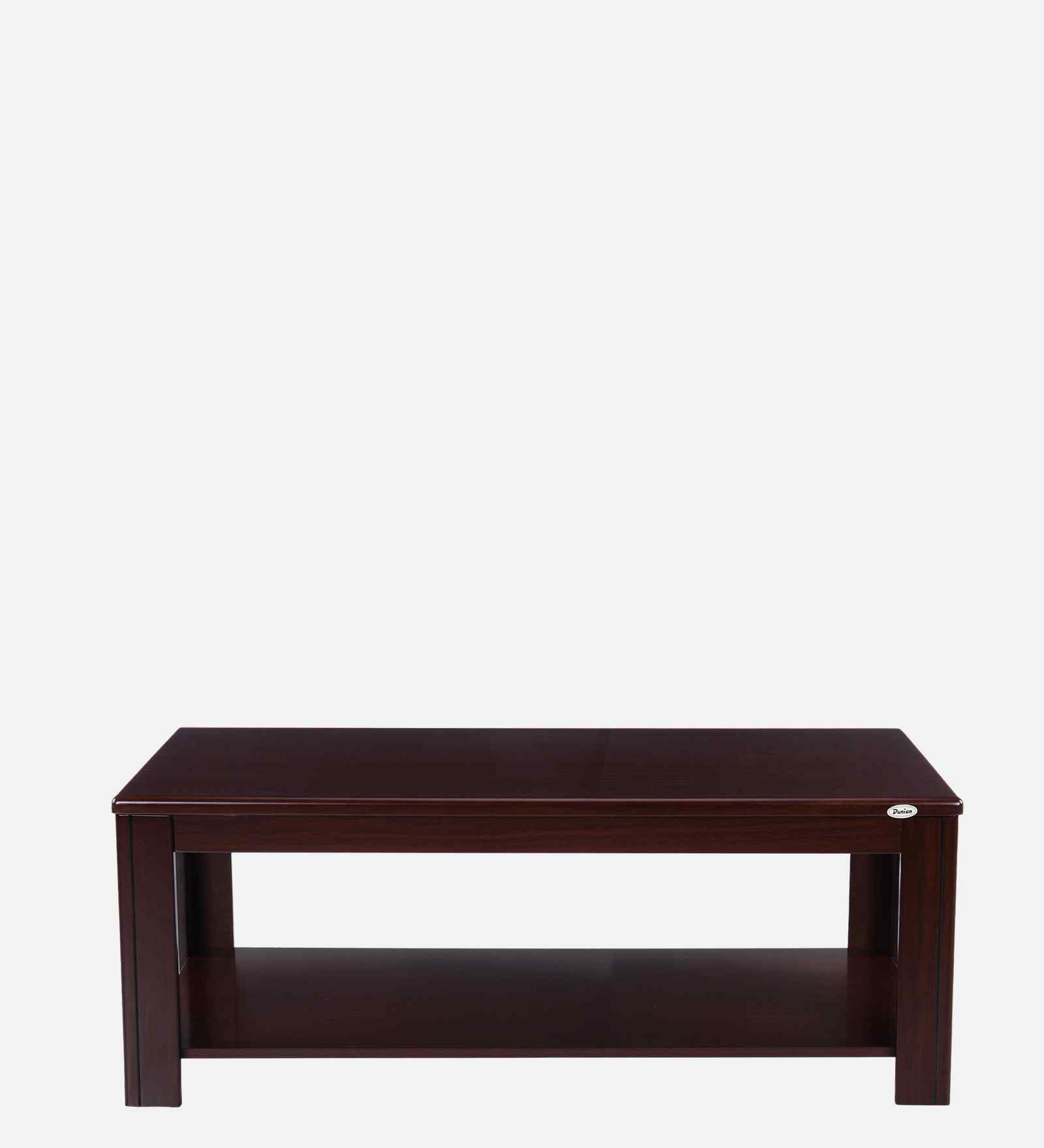 Milburn Coffee Table In Brown Finish Milburn Coffee Table In Brown Finish