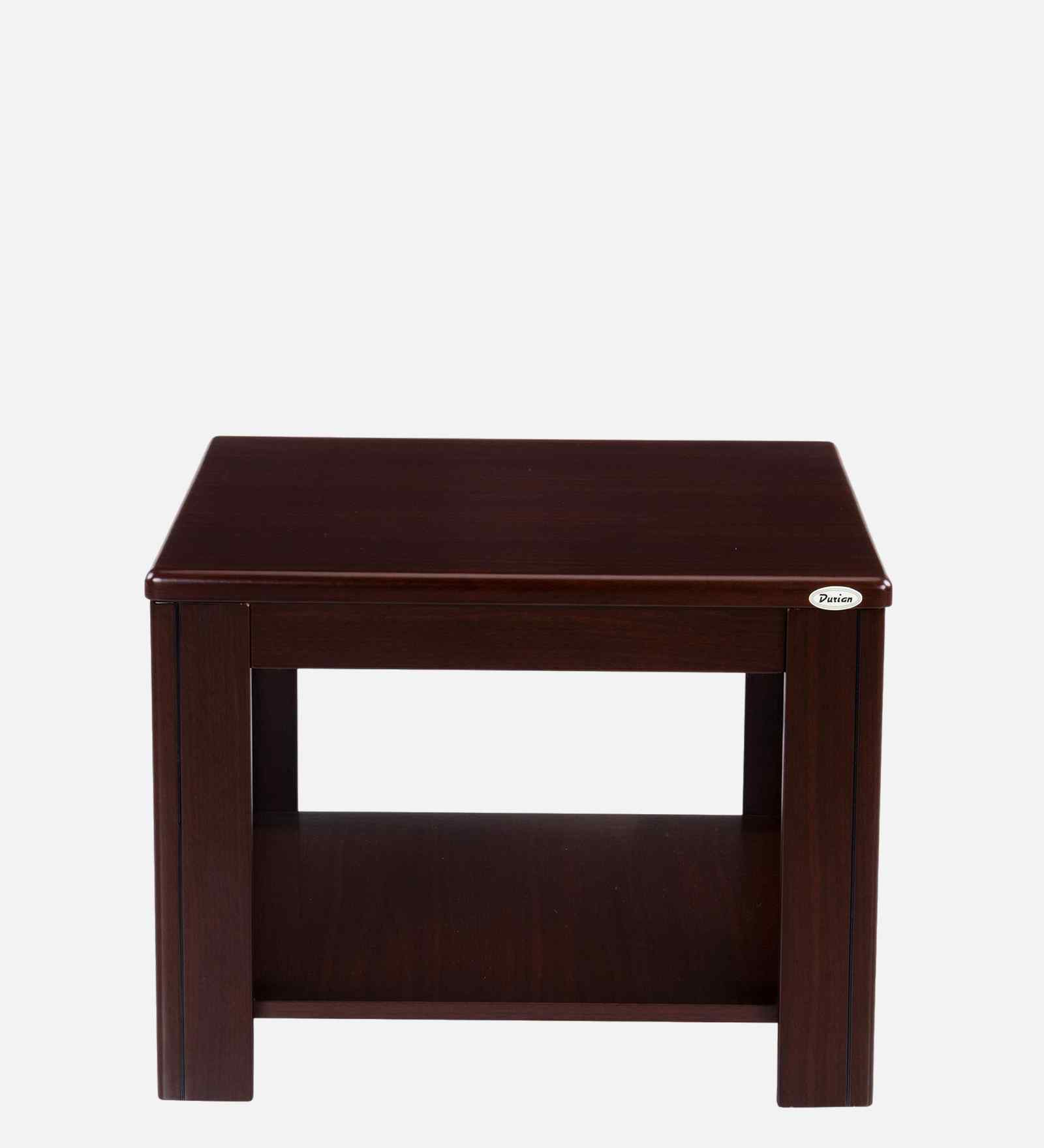 Milburn Side Table In Brown Finish