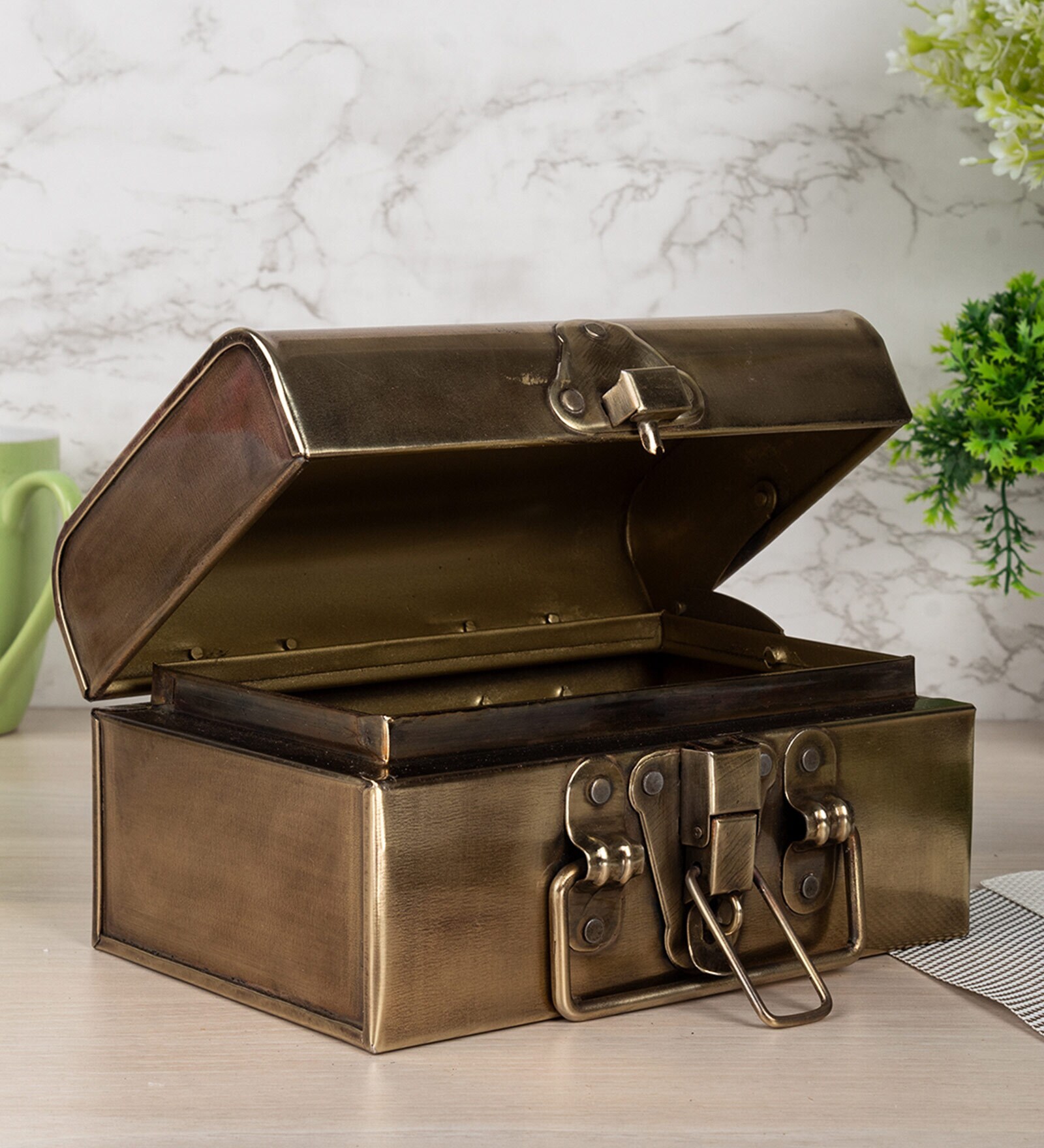 Mild Steel Trunk Jewellery Storage Box
