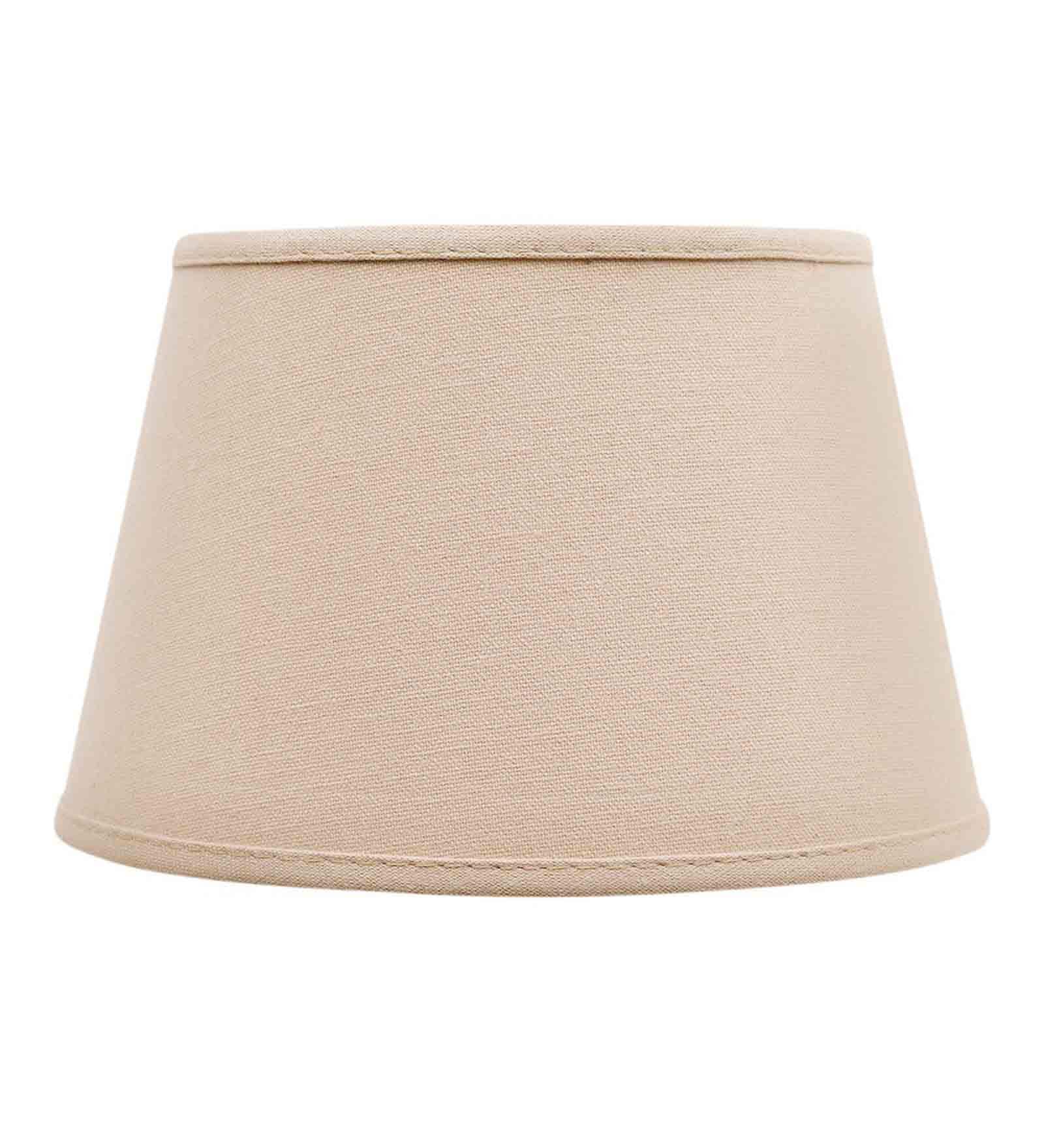 Miler Beige Cotton Solid Lampshade