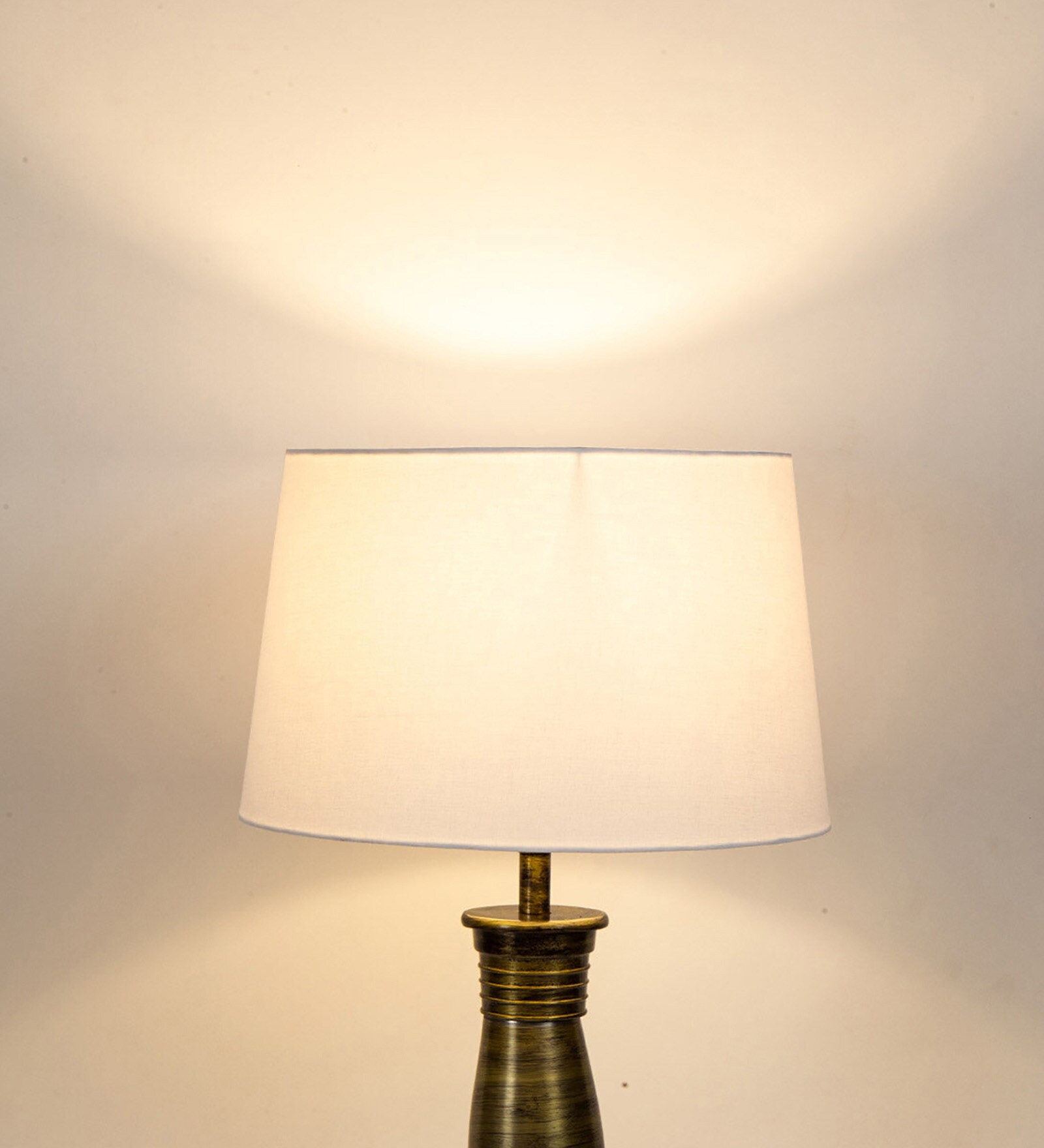 Milky Ivory Cotton Drum Lampshade
