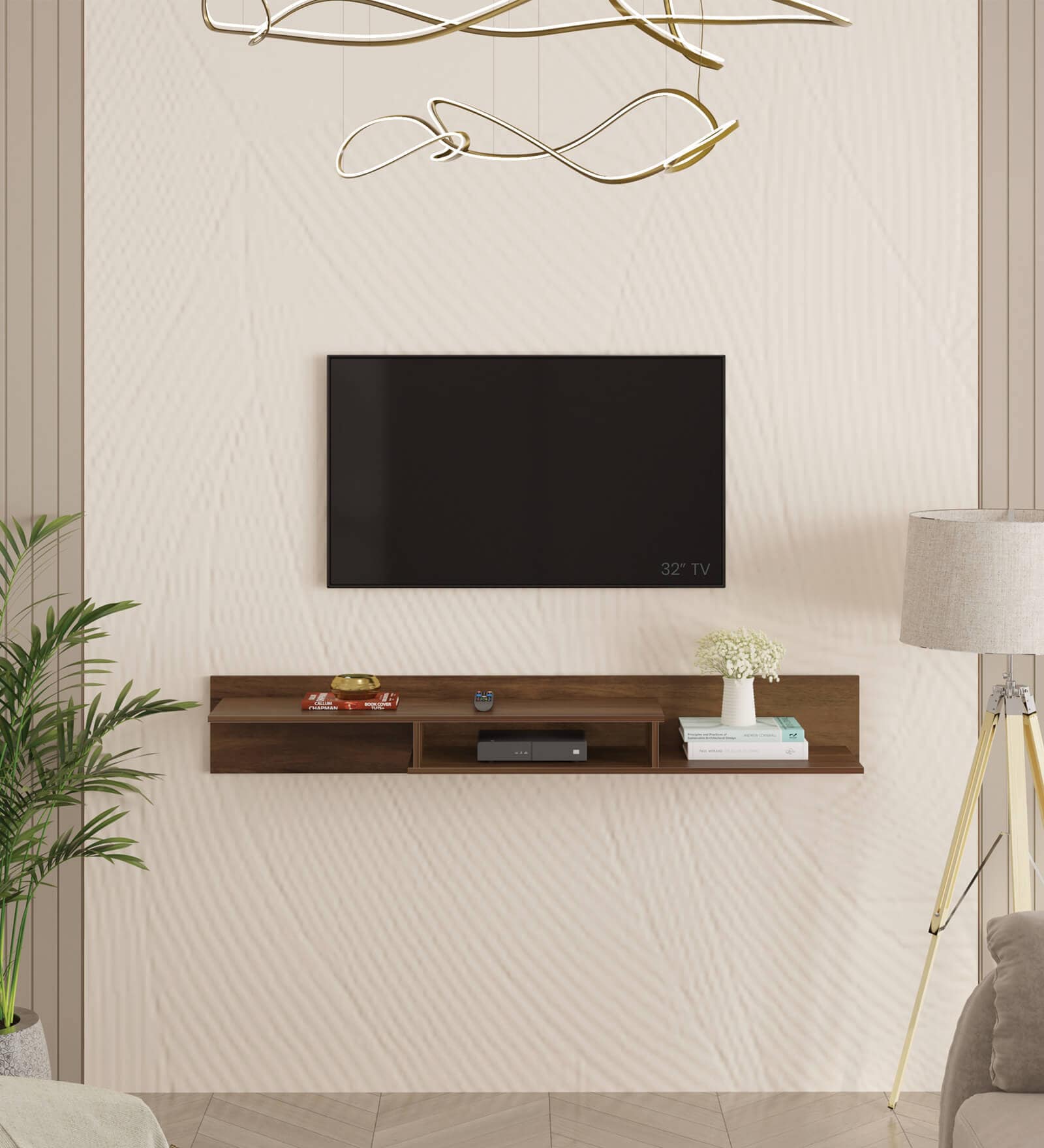 Millie Tv Unit In Brown Maple Colour