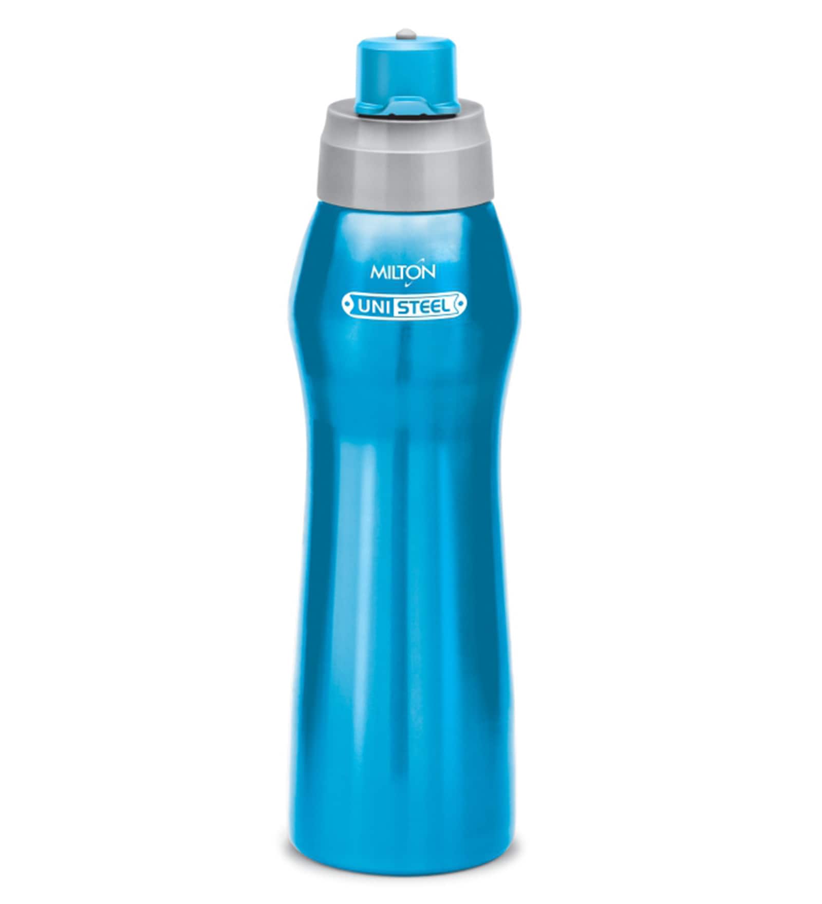 Buy Milton Active Blue Unisteel Water Bottle, 750 ML Online Metal