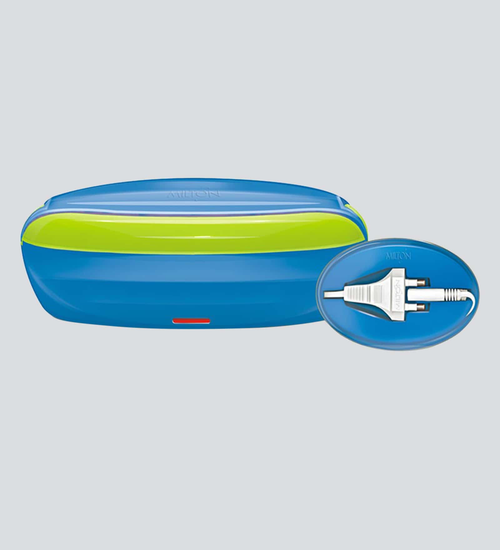 Milton Electric Slimtron Blue Plastic Tiffin