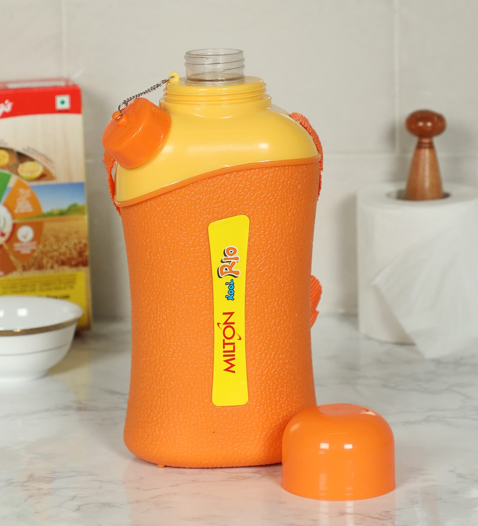 Plastic Orange 1000 ML Bottle