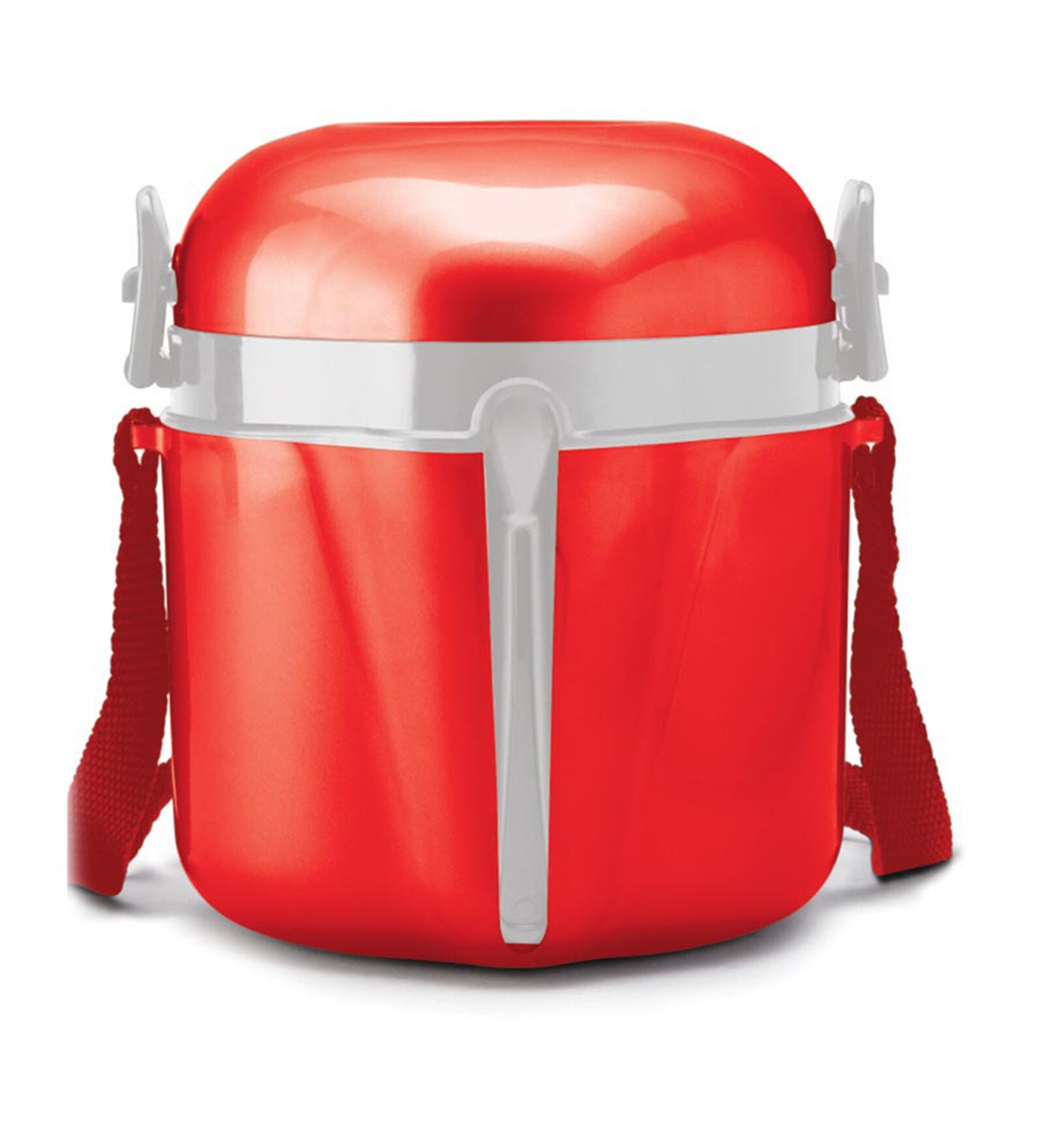 Buy Milton Meal Mate Red Plastic 365ML 2container Tiffin Box Online