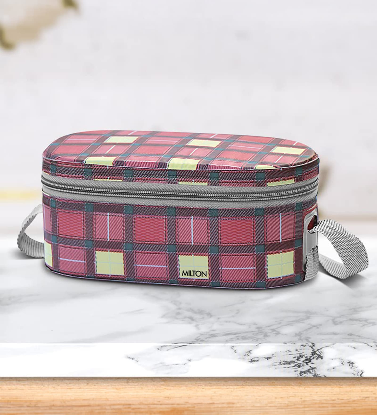Milton Corporate Stainless Steel Lunch Container Set 3 Containers (280 Ml 280 Ml 472 Ml) Leak Proof Maroon