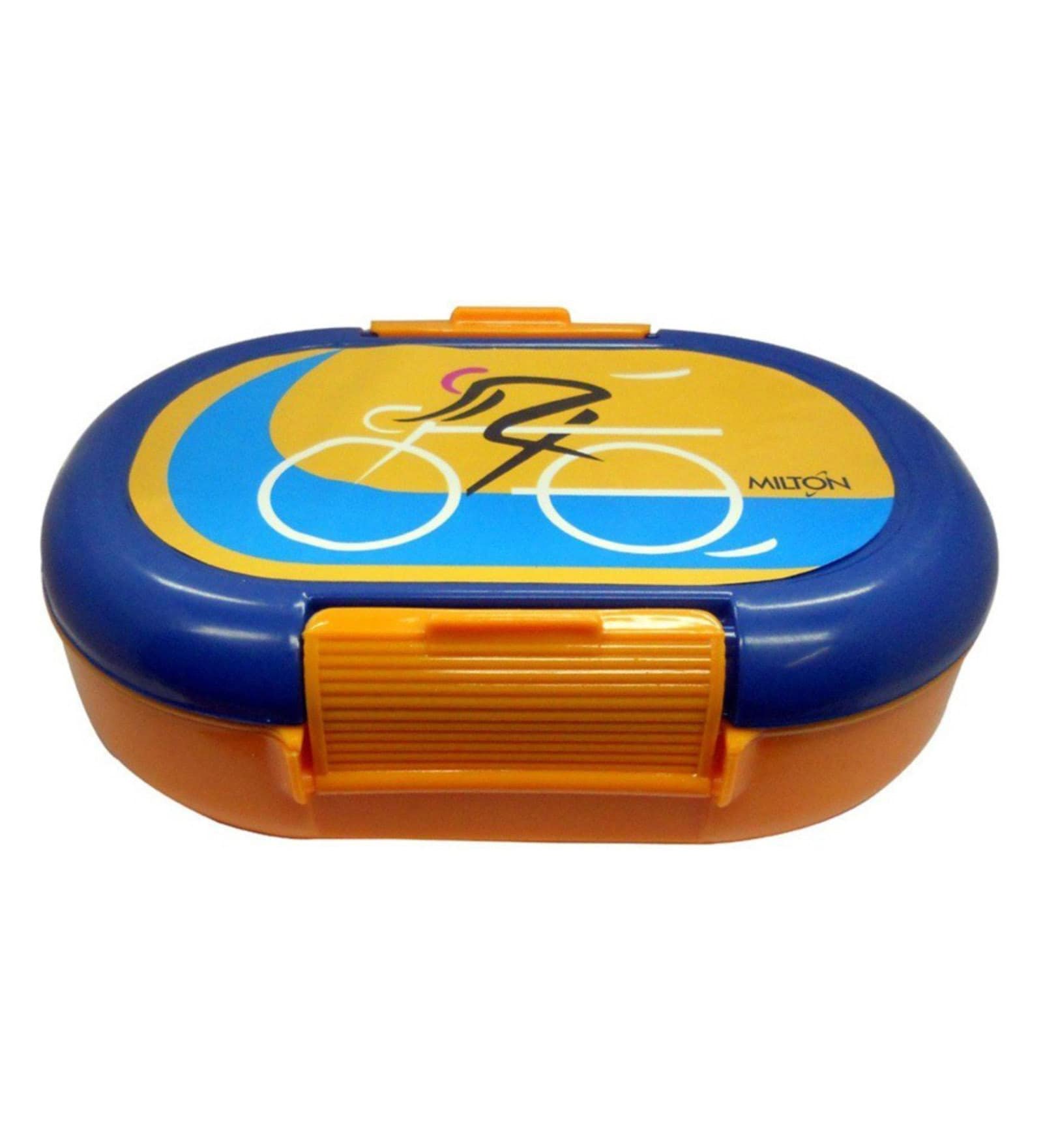Milton Slido Lunch Box, Blue Yellow