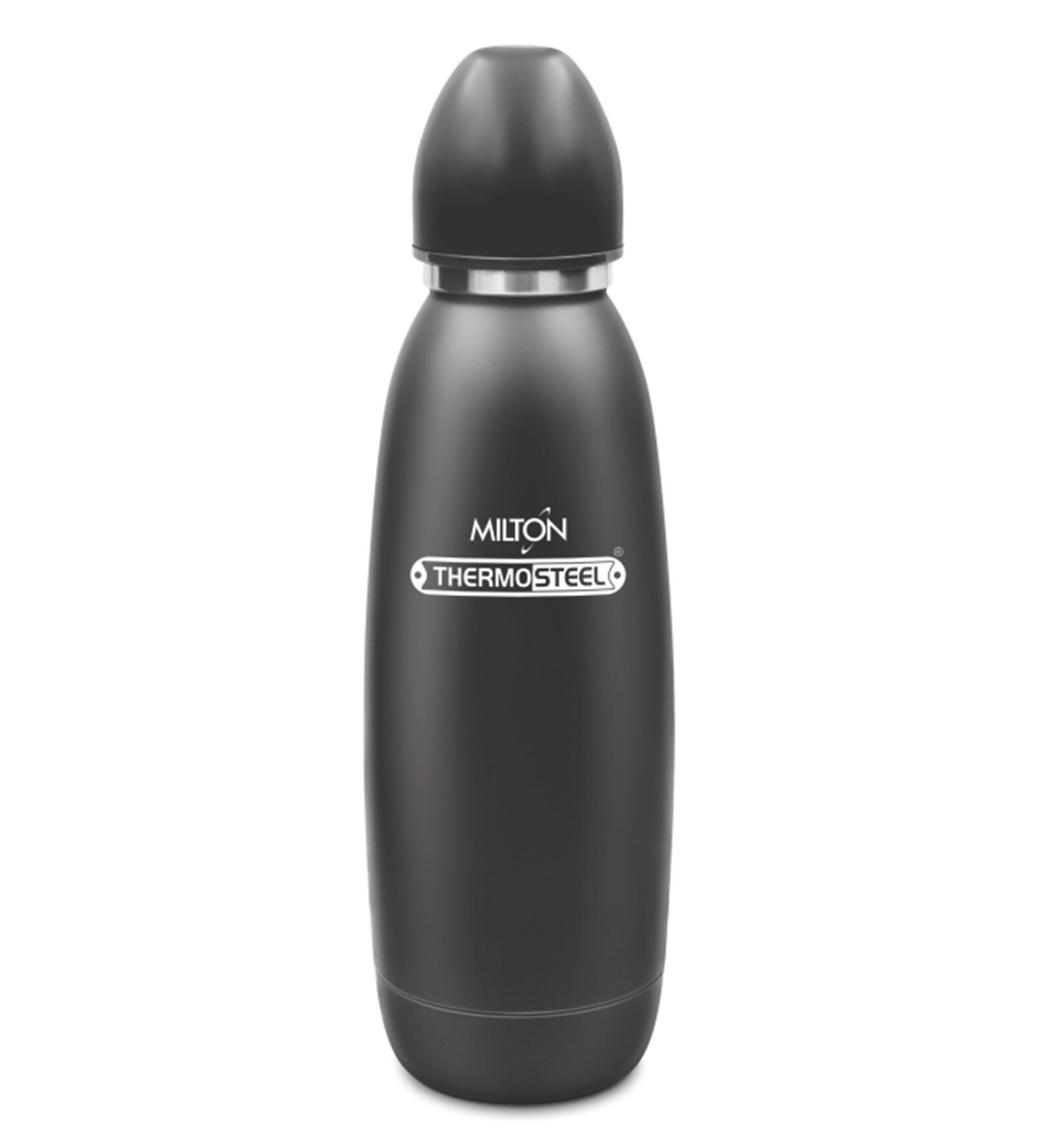 Buy Milton Thermosteel Advent Stainless Steel Black Water Bottle, 750
