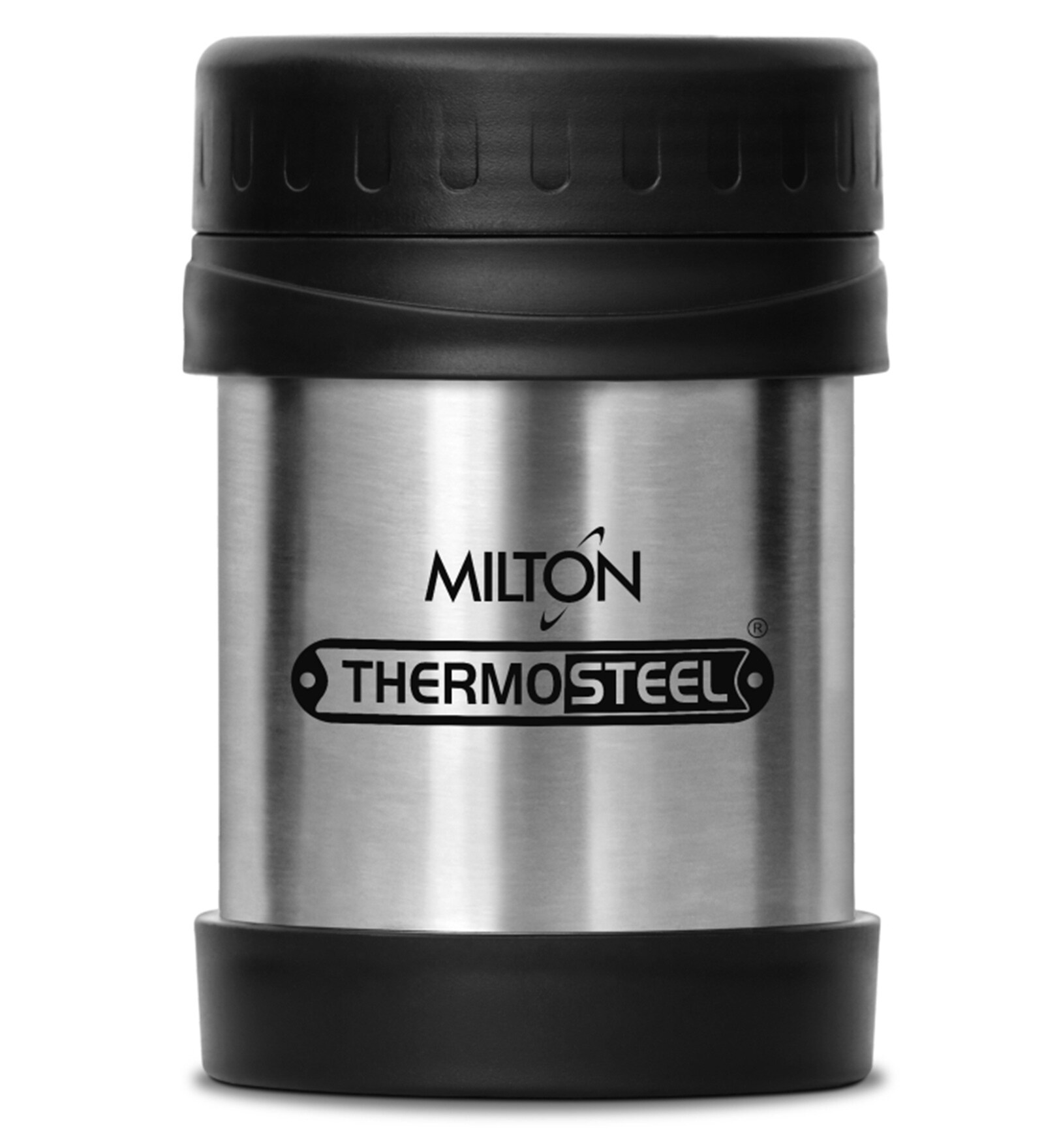 Milton Thermosteel Hot & Cold Soup Steelplain Flask, 350 ML