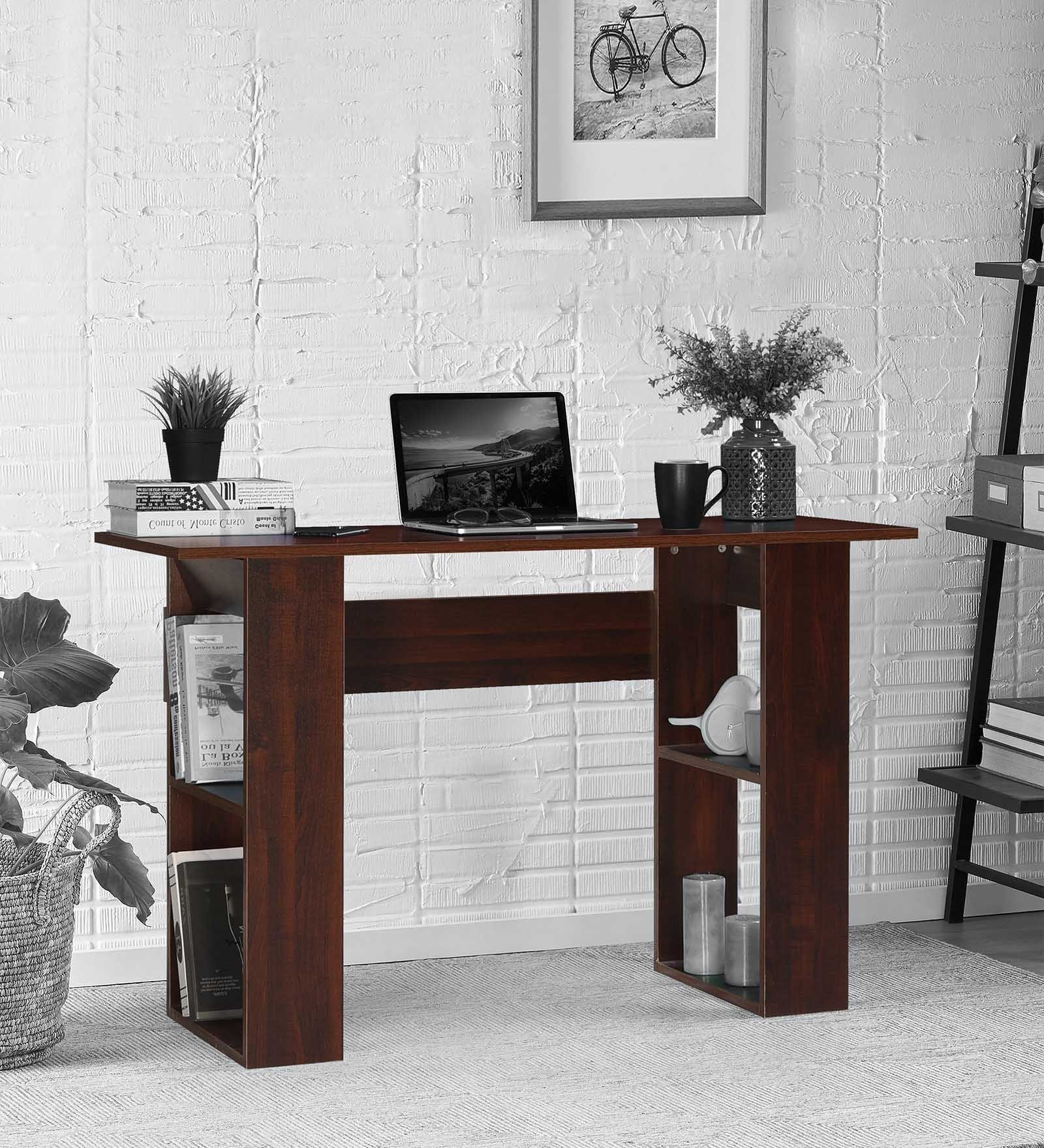 Buy Minako Writing Table in Walnut Brown Finish at 100 OFF by Mintwud