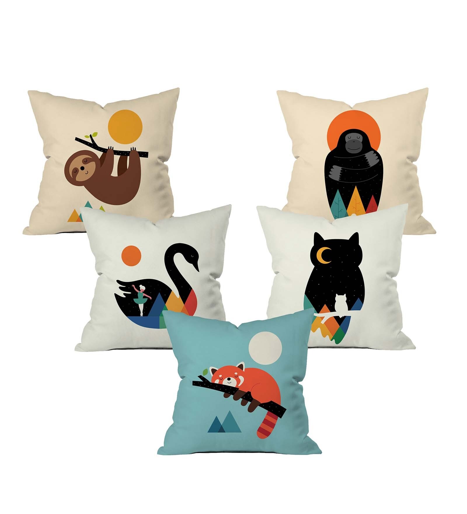 Mind Tree Cushion Cover Set of 5