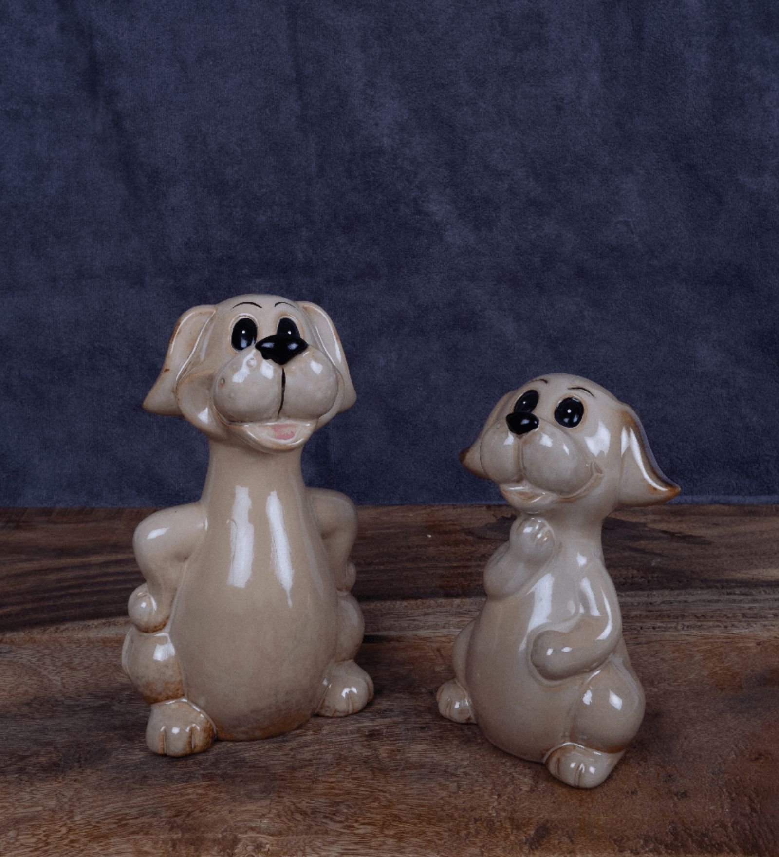 Miniature Dog Family Figurines