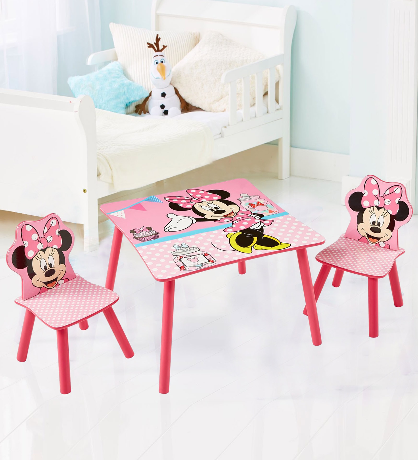 Buy Minnie Mouse Table & 2 Chairs Set at 14 OFF by Cot & Candy Pepperfry