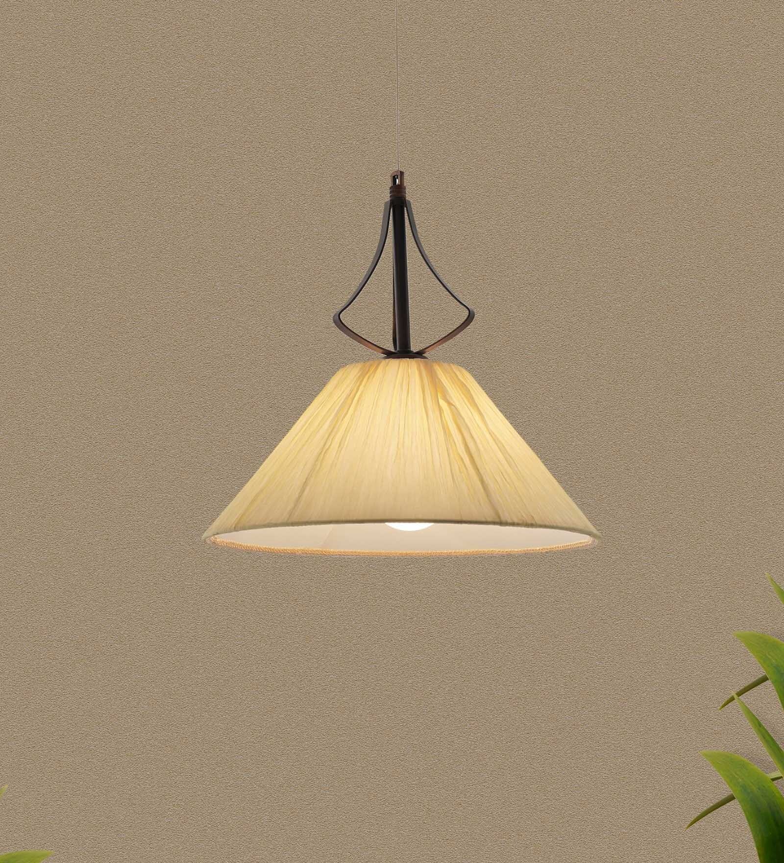 Creative Miro Brown and Yellow Metal Hanging Light