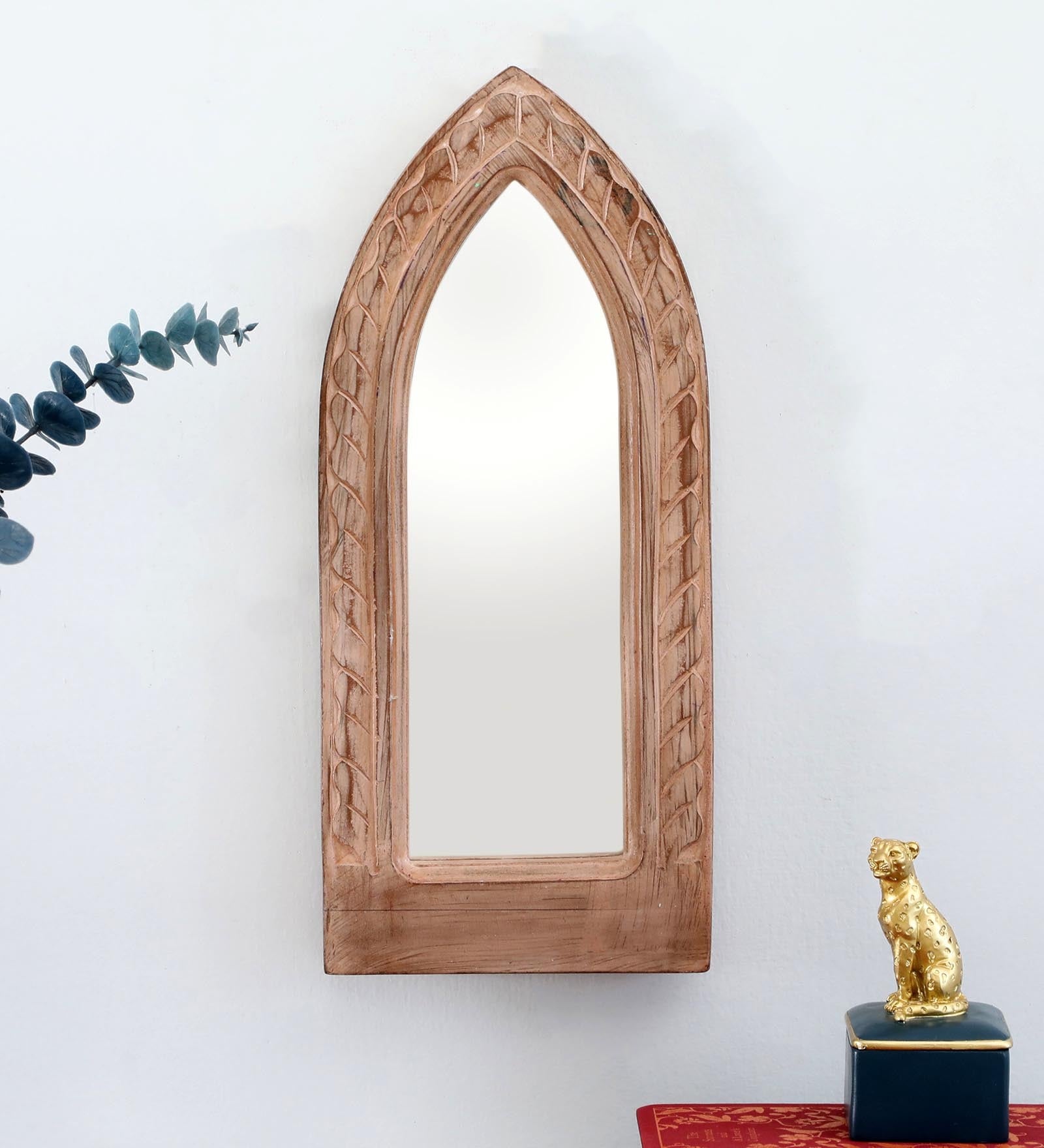 Yellow Wood Mirror