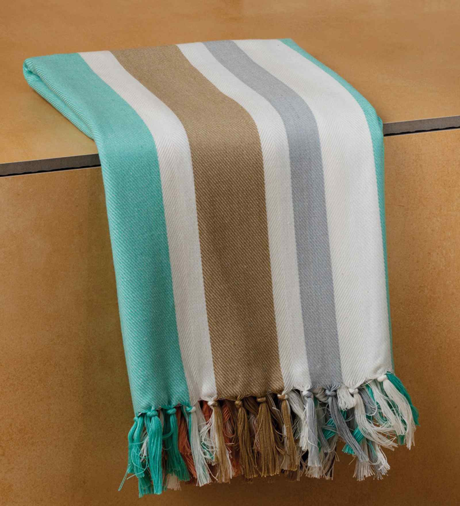 Aqua Mistline Striped Bath Towel 75 Cm