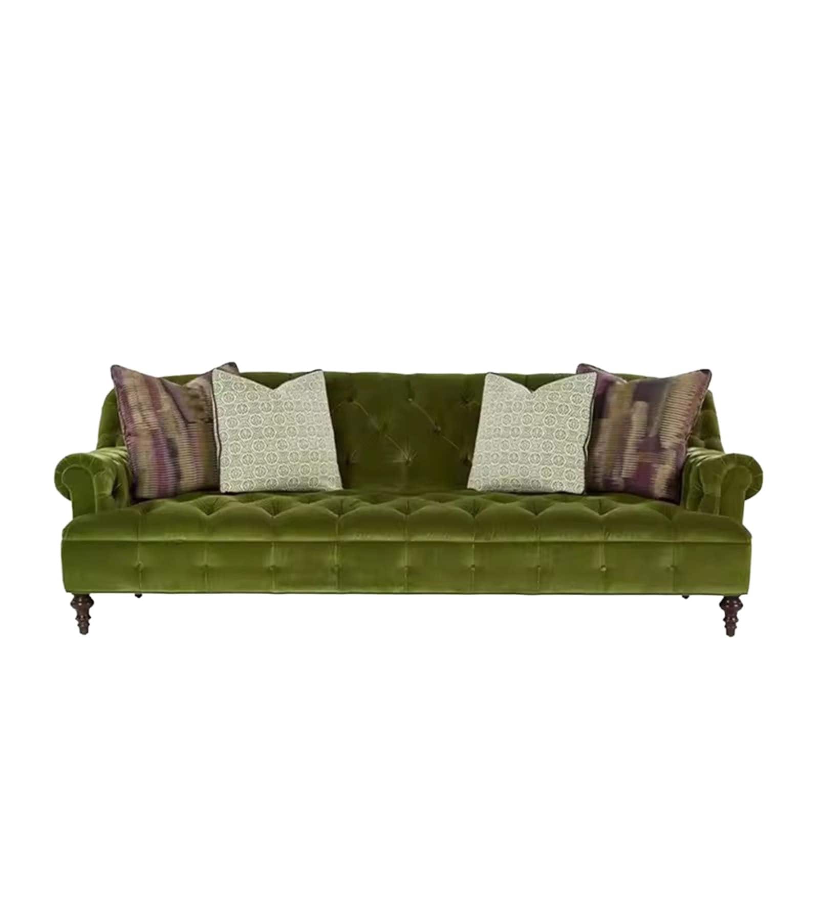 Mivra English Suede 3 Seater Sofa in White Colour