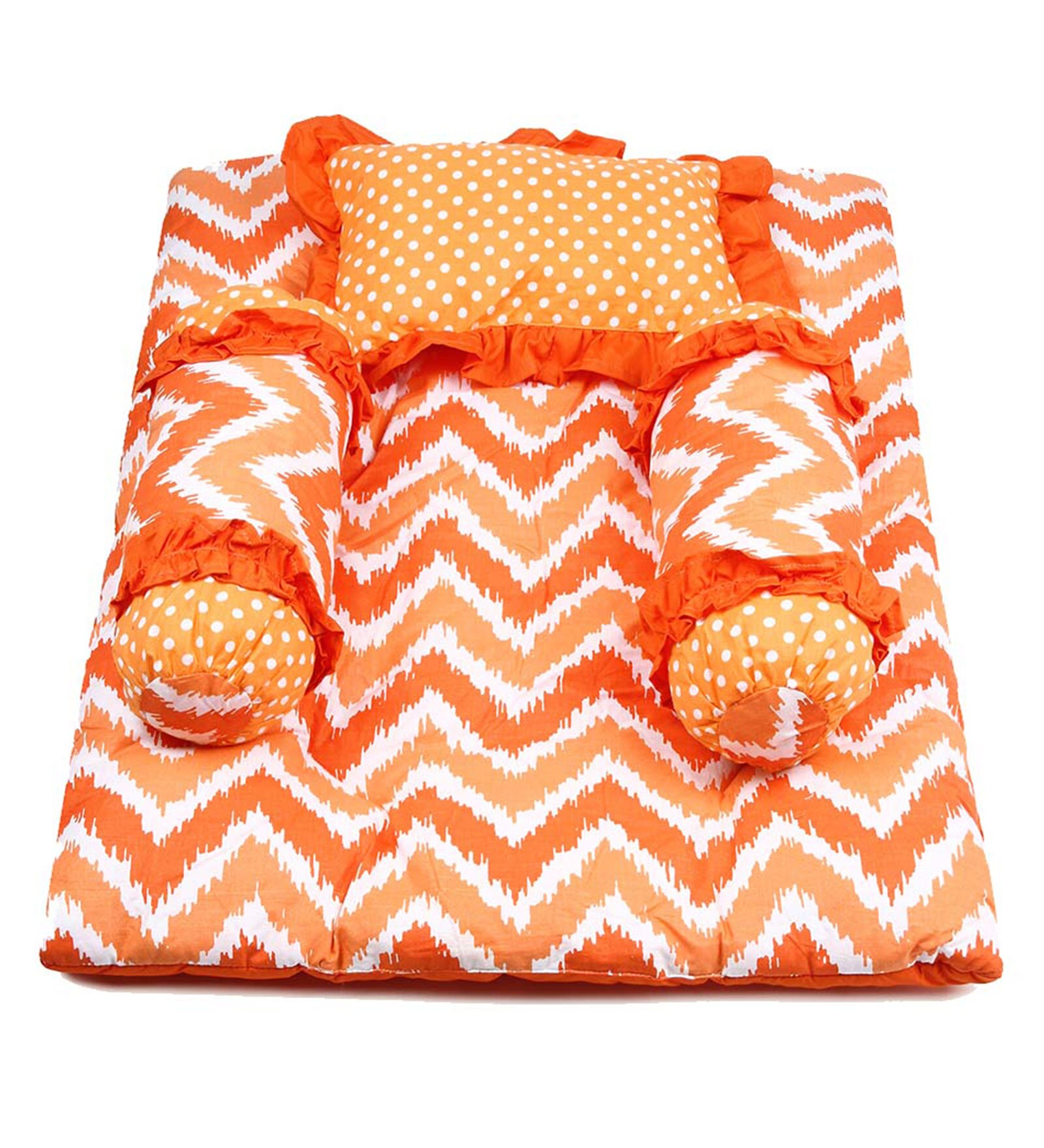 Buy Mix N Match 4pc Baby Mattress Set in Orange by Bacati at 43 OFF by Bacati Pepperfry
