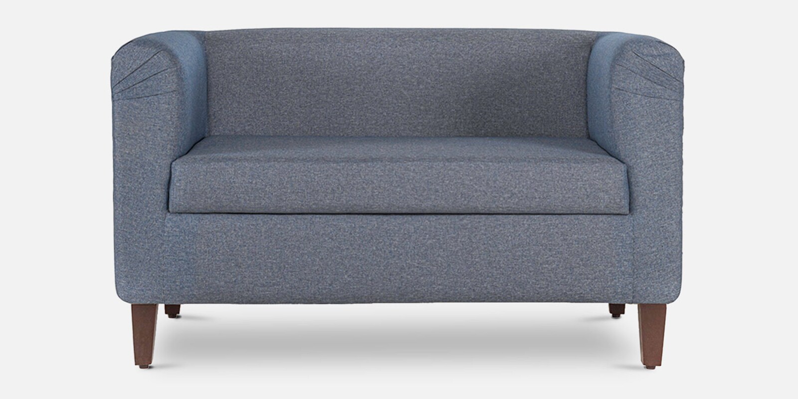 Miami Fabric 2 Seater Sofa in Omega Blue Colour