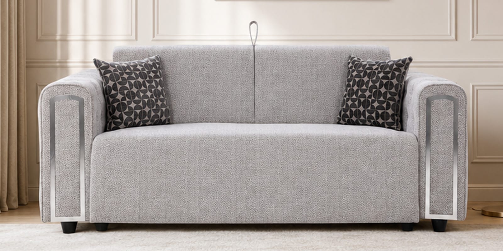 Middleton Sofa Cum Bed in White Colour Middleton Sofa Cum Bed in White Colour