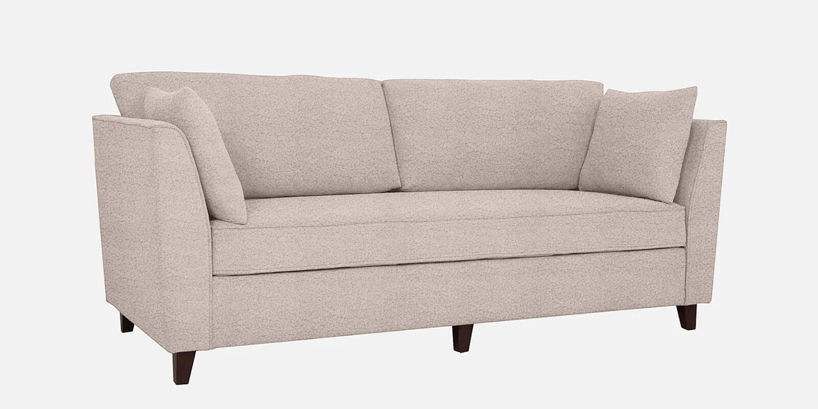 Miranda Boucle Fabric 3 Seater Sofa In Grey Colour