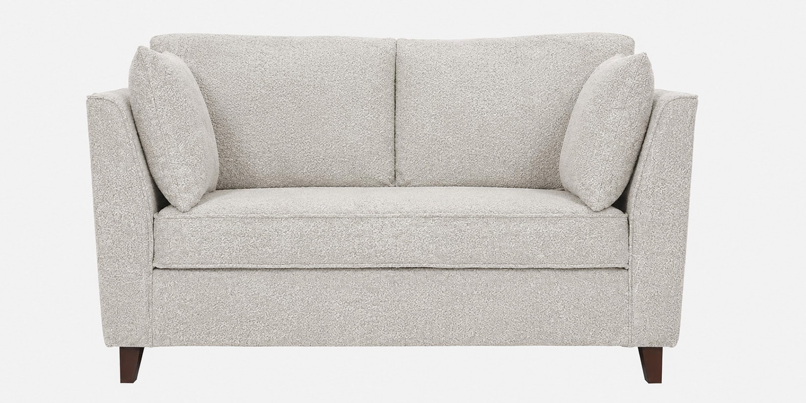 Miranda Chenille Fabric 2 Seater Sofa In Cream Colour