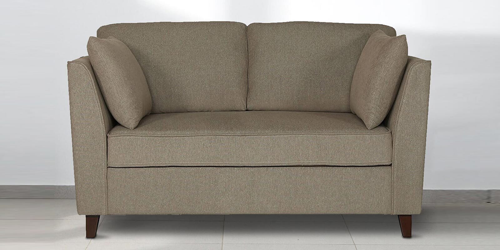 Miranda Chenille Fabric 2 Seater Sofa In Sandy Brown Colour