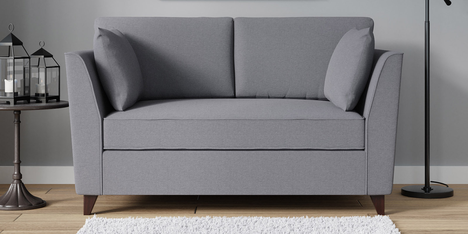 Miranda 2 Seater Sofa in Ash Grey Colour