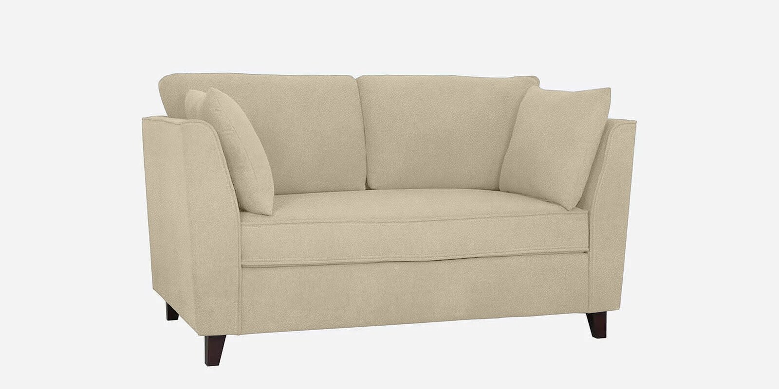 Miranda Vegan Leather 2 Seater Sofa In Ash Grey Colour