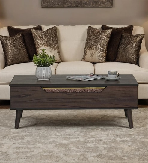 Miami American Lift Top Coffee Table in Brown Colour