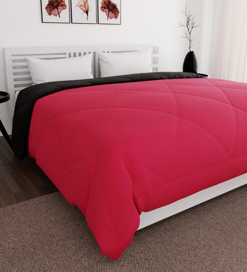 Buy Microfiber Fill Single Bed Reversible Ac Comforter By Stoa