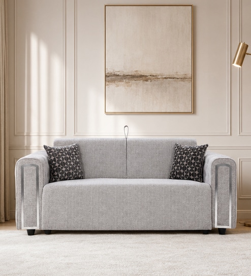 Middleton Sofa Cum Bed in White Colour