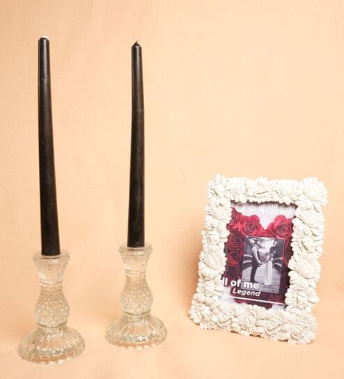 Midnight Flame Candles Set