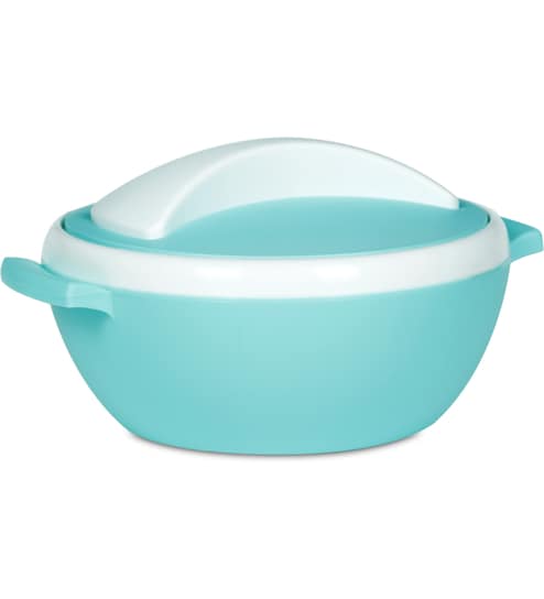 Varmora Milano Inner Steel Casserole |Hot Pot for Kitchen| Chapati Box  Microwave-Safe -1000ml- Pista Green