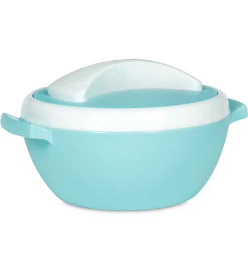 Varmora Milano Inner Steel Casserole |Hot Pot for Kitchen| Chapati Box  Microwave-Safe -500ml- Pista Green