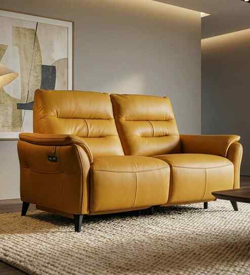 Milano Luxe Dual Power Leather Incliner 3S