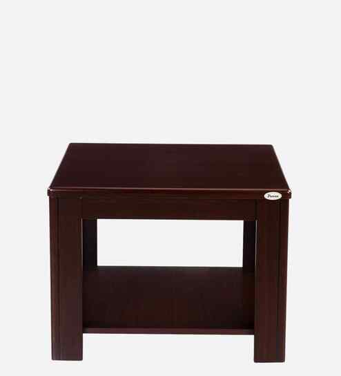 Milburn Side Table In Brown Finish