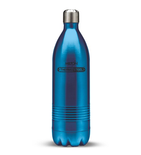 Buy Milton Duo Dlx Blue Insulated Steel 1000 Ml Bottle Online Metal Bottles Bottles Dining Bar Pepperfry Product