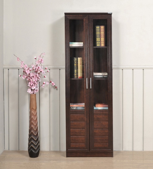 Minerva Book Case in Walnut Finish